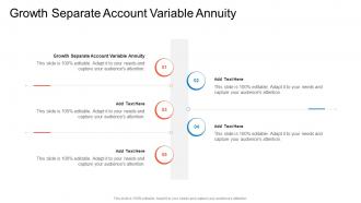 Growth Separate Account Variable Annuity In Powerpoint And Google Slides Cpb
