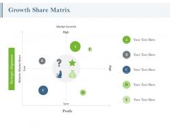 Growth share matrix profit ppt powerpoint presentation pictures sample