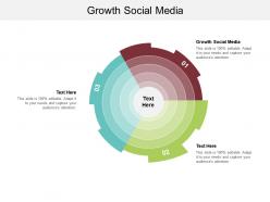 Growth social media ppt powerpoint presentation styles template cpb