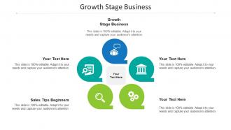 Growth stage business ppt powerpoint presentation ideas brochure cpb