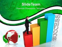 Growth statistics bar graphs templates business success finance ppt slide powerpoint