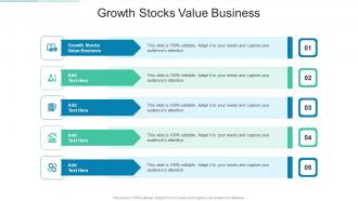 Growth Stocks Value Business In Powerpoint And Google Slides Cpb