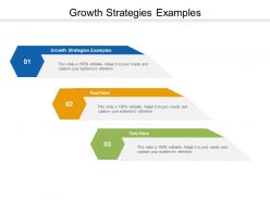Growth strategies examples ppt powerpoint presentation model slideshow cpb