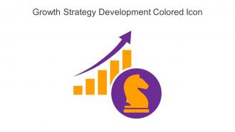 Growth Strategy Development Colored Icon In Powerpoint Pptx Png And Editable Eps Format