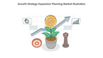 Growth Strategy Expansion Planning Market Illustration