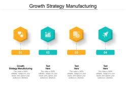 Growth strategy manufacturing ppt powerpoint presentation pictures icon cpb