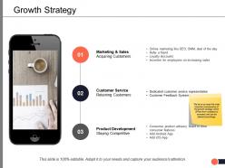 Growth strategy marketing sales ppt powerpoint presentation summary outfit