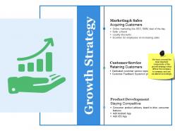 Growth strategy ppt summary introduction