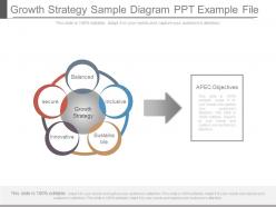 Growth strategy sample diagram ppt example file