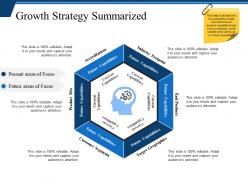 Growth strategy summarized ppt examples slides