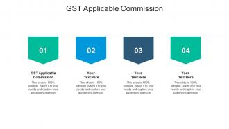 Gst applicable commission ppt powerpoint presentation file files cpb