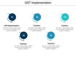 Gst implementation ppt powerpoint presentation file infographic template cpb
