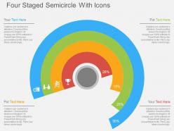 Gt four staged semicircle with icons flat powerpoint design