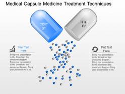 Gt medical capsule medicine treatment techniques powerpoint template
