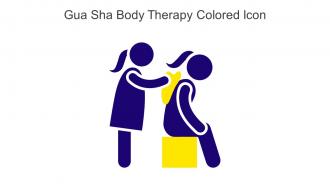 Gua Sha Body Therapy Colored Icon In Powerpoint Pptx Png And Editable Eps Format