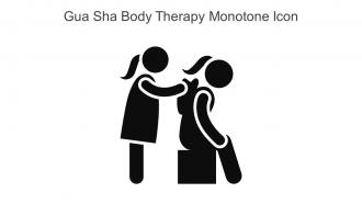 Gua Sha Body Therapy Monotone Icon In Powerpoint Pptx Png And Editable Eps Format