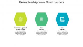 Guaranteed approval direct lenders ppt powerpoint presentation model cpb
