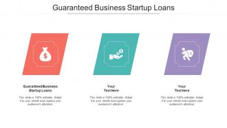 Guaranteed Business Startup Loans Ppt Powerpoint Presentation Inspiration Cpb