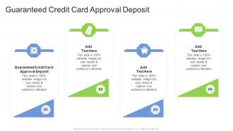 Guaranteed Credit Card Approval Deposit In Powerpoint And Google Slides Cpb