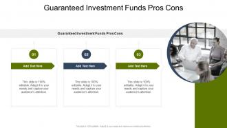 Guaranteed Investment Funds Pros Cons In Powerpoint And Google Slides Cpb