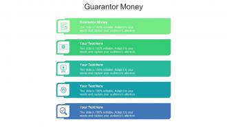 Guarantor money ppt powerpoint presentation show clipart cpb