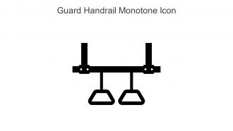 Guard Handrail Monotone Icon In Powerpoint Pptx Png And Editable Eps Format