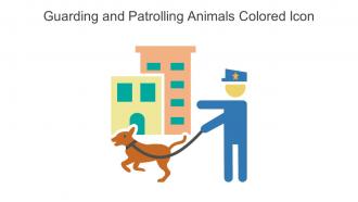 Guarding And Patrolling Animals Colored Icon In Powerpoint Pptx Png And Editable Eps Format