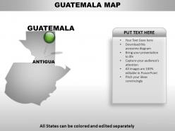 Guatemala country powerpoint maps