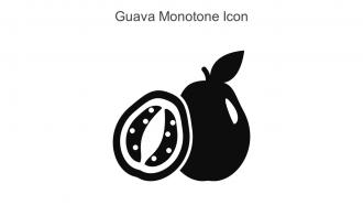 Guava Monotone Icon In Powerpoint Pptx Png And Editable Eps Format