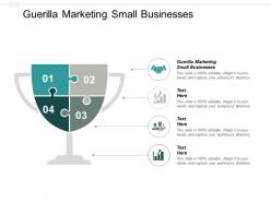 Guerilla marketing small businesses ppt powerpoint presentation outline graphics download cpb