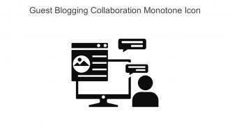Guest Blogging Collaboration Monotone Icon In Powerpoint Pptx Png And Editable Eps Format
