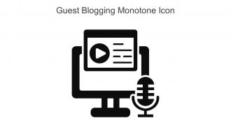 Guest Blogging Monotone Icon In Powerpoint Pptx Png And Editable Eps Format