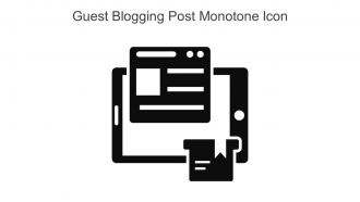 Guest Blogging Post Monotone Icon In Powerpoint Pptx Png And Editable Eps Format