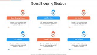 Guest Blogging Strategy In Powerpoint And Google Slides Cpb