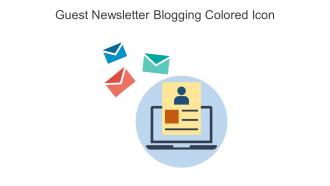 Guest Newsletter Blogging Colored Icon In Powerpoint Pptx Png And Editable Eps Format