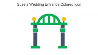 Guests Wedding Entrance Colored Icon In Powerpoint Pptx Png And Editable Eps Format