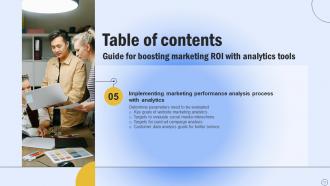 Guide For Boosting Marketing ROI With Analytics Tools MKT CD V Ideas Customizable