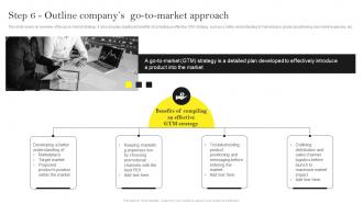 Guide For Building Effective Product Step 6 Outline Companys Go To Market Approach