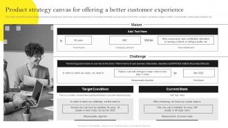 Guide For Building Effective Product Strategy Canvas For Offering A Better Customer Experience