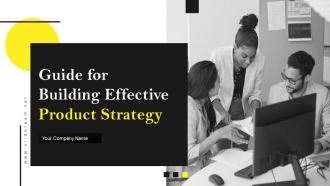 Guide for Building Effective Product Strategy powerpoint presentation slides Strategy CD