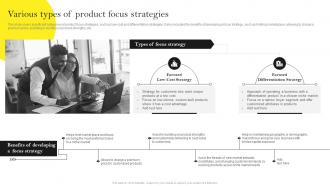 Guide For Building Effective Product Various Types Of Product Focus Strategies