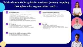 Guide For Customer Journey Mapping Through Market Segmentation powerpoint Presentation Slides Adaptable