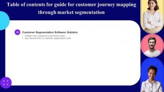 Guide For Customer Journey Mapping Through Market Segmentation powerpoint Presentation Slides Visual Slides