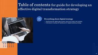 Guide For Developing An Effective Digital Transformation Strategy CD V Visual Multipurpose