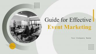 Guide For Effective Event Marketing MKT CD V Guide For Effective Event Marketing Powerpoint Presentation Slides MKT CD