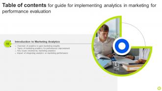 Guide For Implementing Analytics In Marketing For Performance Evaluation MKT CD V Best Attractive