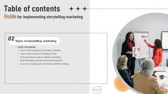 Guide For Implementing Storytelling Marketing MKT CD V Pre-designed Customizable