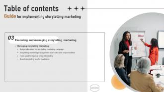 Guide For Implementing Storytelling Marketing MKT CD V Professionally Compatible