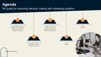 Guide For Improving Decision Making With Marketing Analytics MKT CD V Colorful Slides