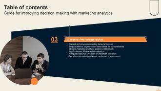 Guide For Improving Decision Making With Marketing Analytics MKT CD V Captivating Slides